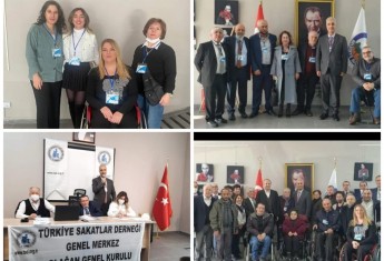 Türkiye sakatlar Derneği Genel Merkez 32.Genel kurulunu Şube başkanları ve delegelerin katılımı ile gerçekleştirildi.