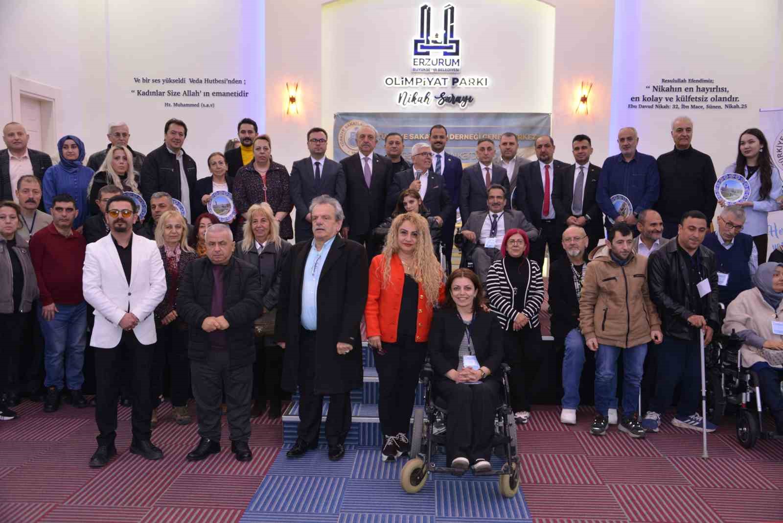 Türkiye Sakatlar Derneği Erzurum şubesi 30. yılını kutladı.
