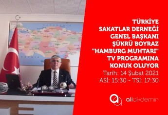 TSD GENEL BAŞKANI ŞÜKRÜ BOYRAZ ALMANYA HAMBURG MUHTARI TV PROGRAMINDA 